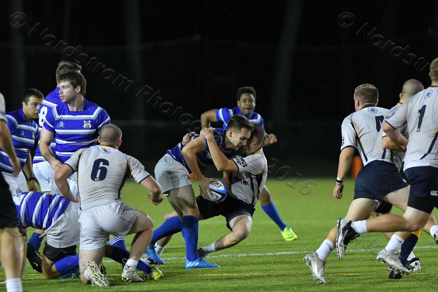 Wheaton Men\'s Rugby vs Mass Maritime.  Photo by Keith Nordstrom